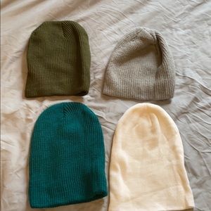 4 beanies